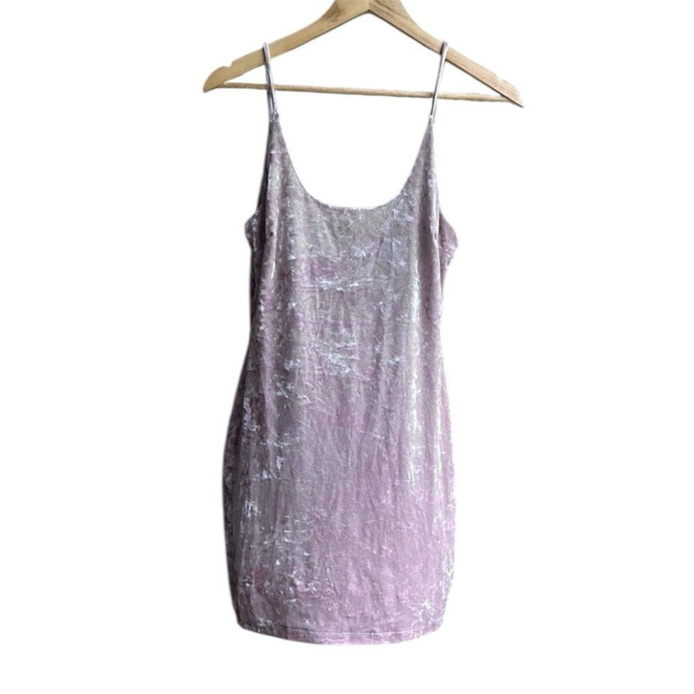 Windsor Dusty Rose Sparkly Velvet Dress Medium